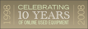 Celebrating 10 Years of Online Used Equipment