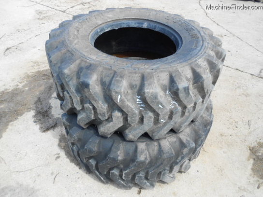 Titan USED 15X19.5-15 R4 IND. TIRE 1 PAIR 80%