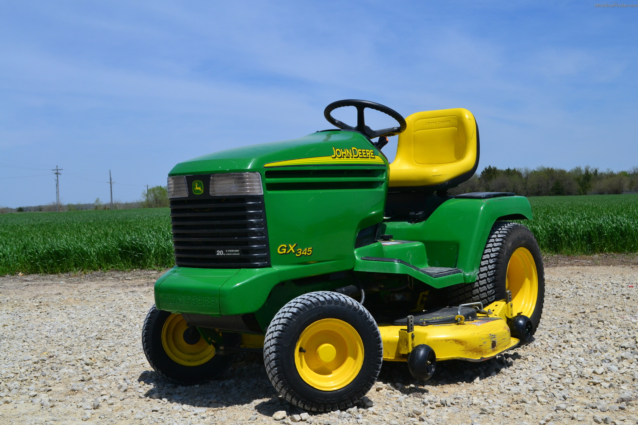 John Deere 345 Lawn Tractor At Garden Equipment