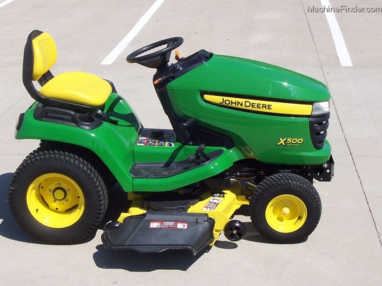 2007 John Deere X500 Landg Tractor With 48x Mower Lawn And Garden And