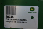  John Deere 535