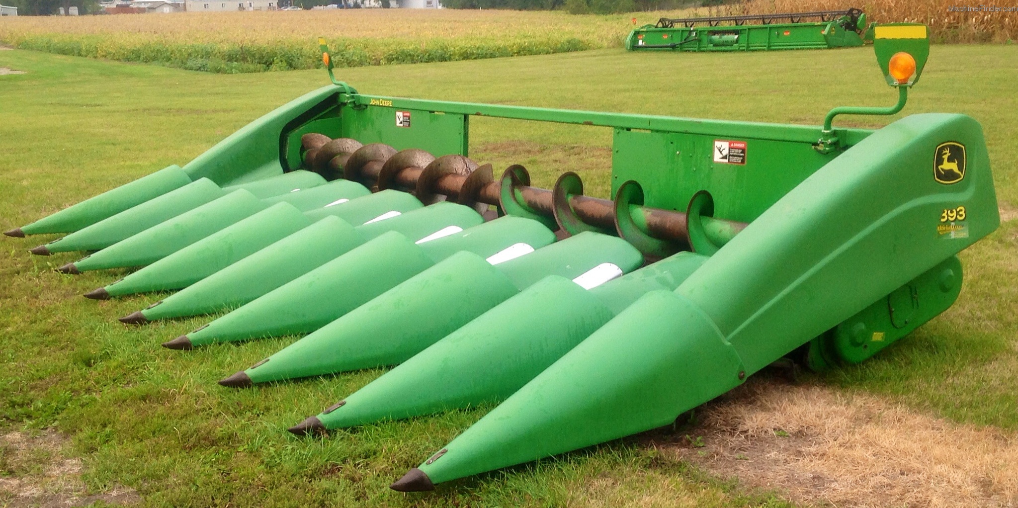 2003 John Deere 893 Combine Corn & Row Crop Headers John Deere
