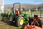 2004 John Deere 4410 MFWD LOADER, MID MOWER TURF TIRES