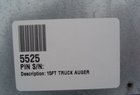  Hutchinson 15' truck auger