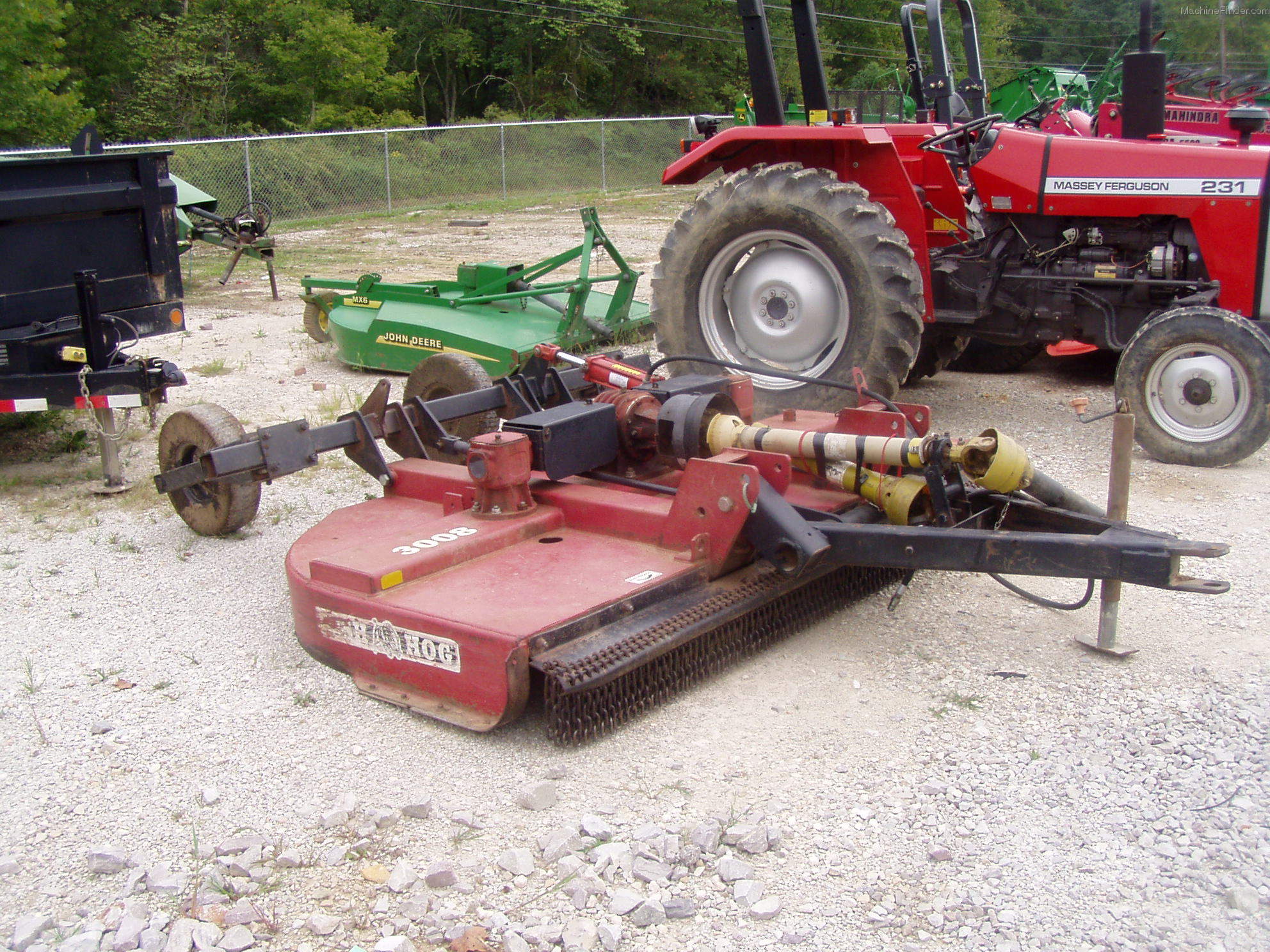 2007 Bush Hog 3008 Rotary Cutters, Flail mowers, Shredders John Deere