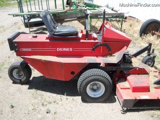 Deines 1860 ZERO TURN RIDING MOWER