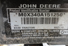 2010 John Deere X340