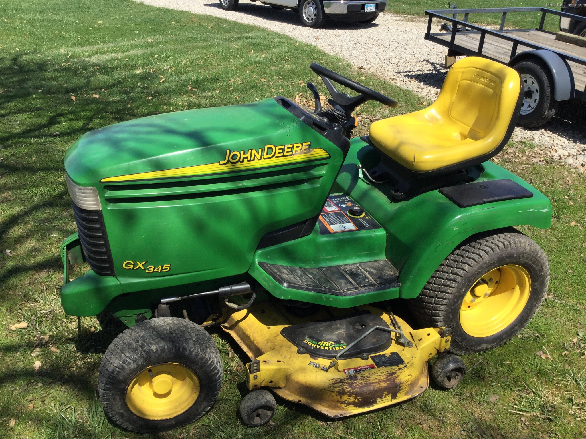 2003 John Deere GX345 Lawn & Garden and Commercial Mowing John Deere