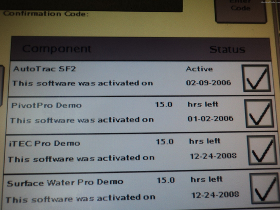  John Deere SF2 ACTIVATION