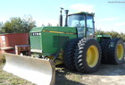 1991 John Deere 8760 with dozer