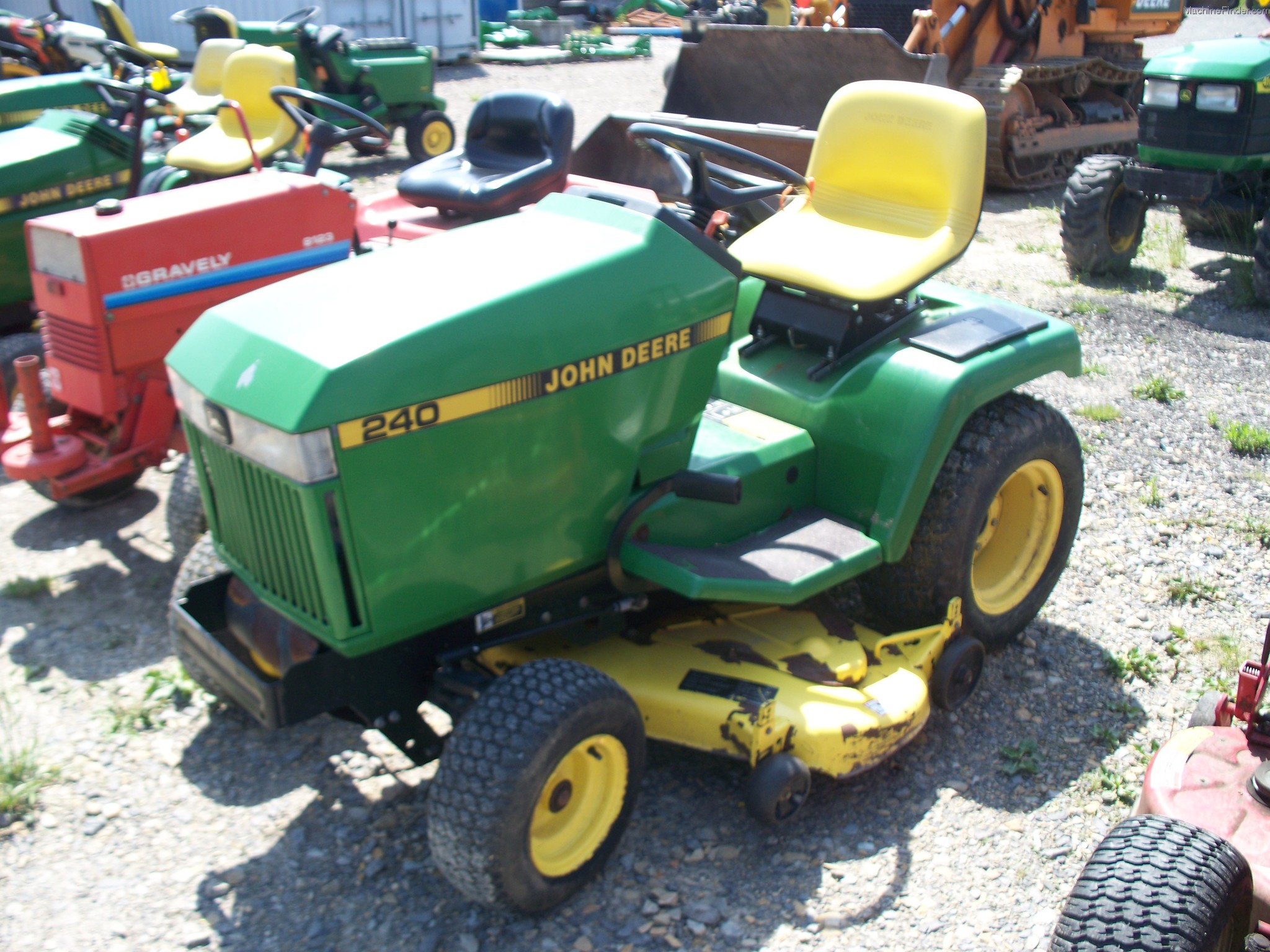 John Deere 240 Lawn Tractor at Garden Equipment