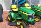 2009 John Deere X304 Lawn Tractor with all-wheel-steer, and 42