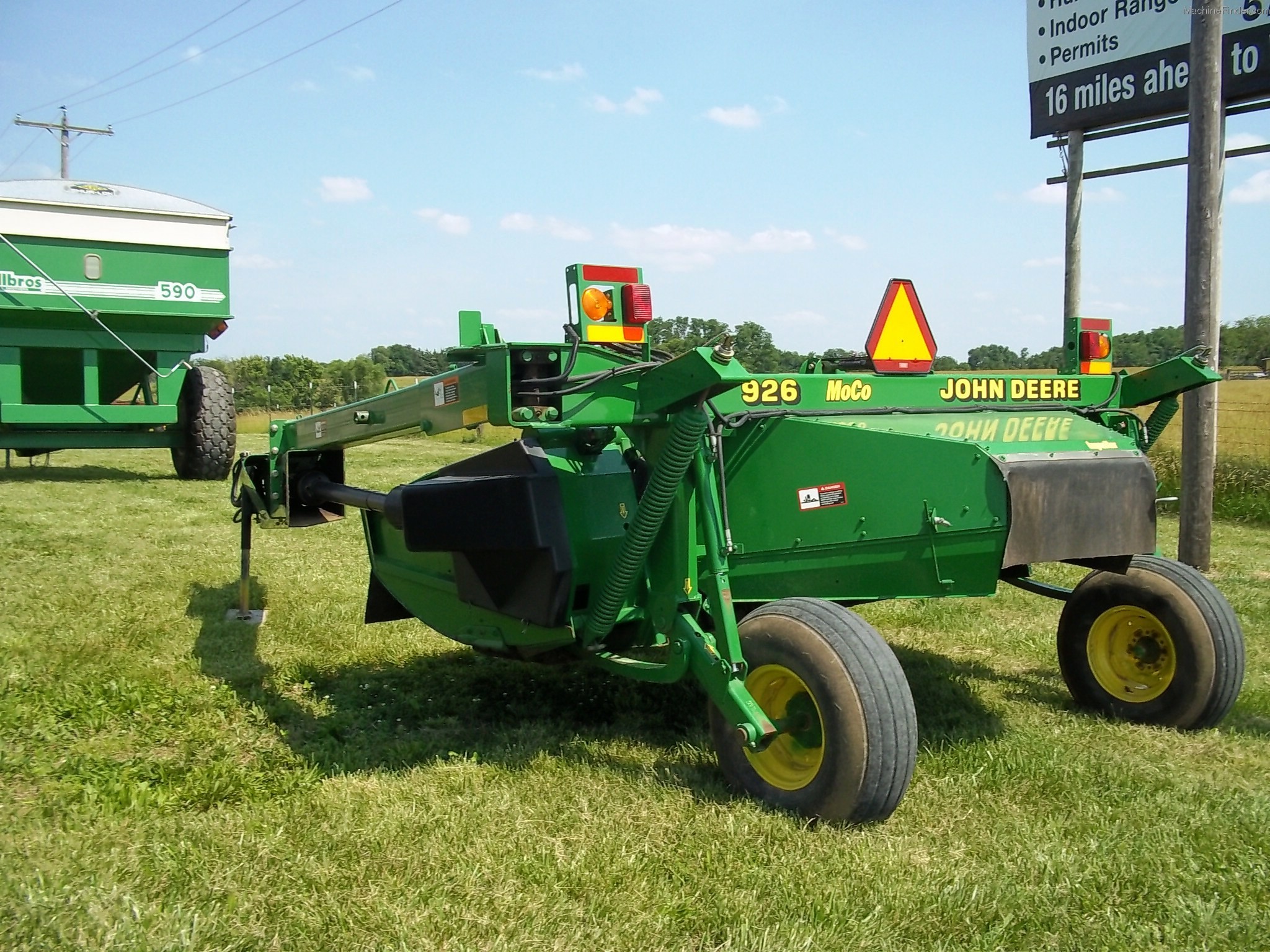 2001 John Deere 926 Hay Equipment Mower Conditioners & Mowers John