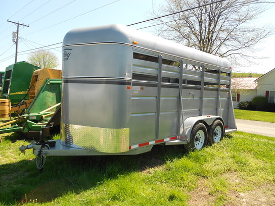 2012 Valley VALLEY NEW 16ft X 7ft WIDE X 7ft HIGH W/ CENTER CUT GATE 10000 LBS. GPW  AXELS