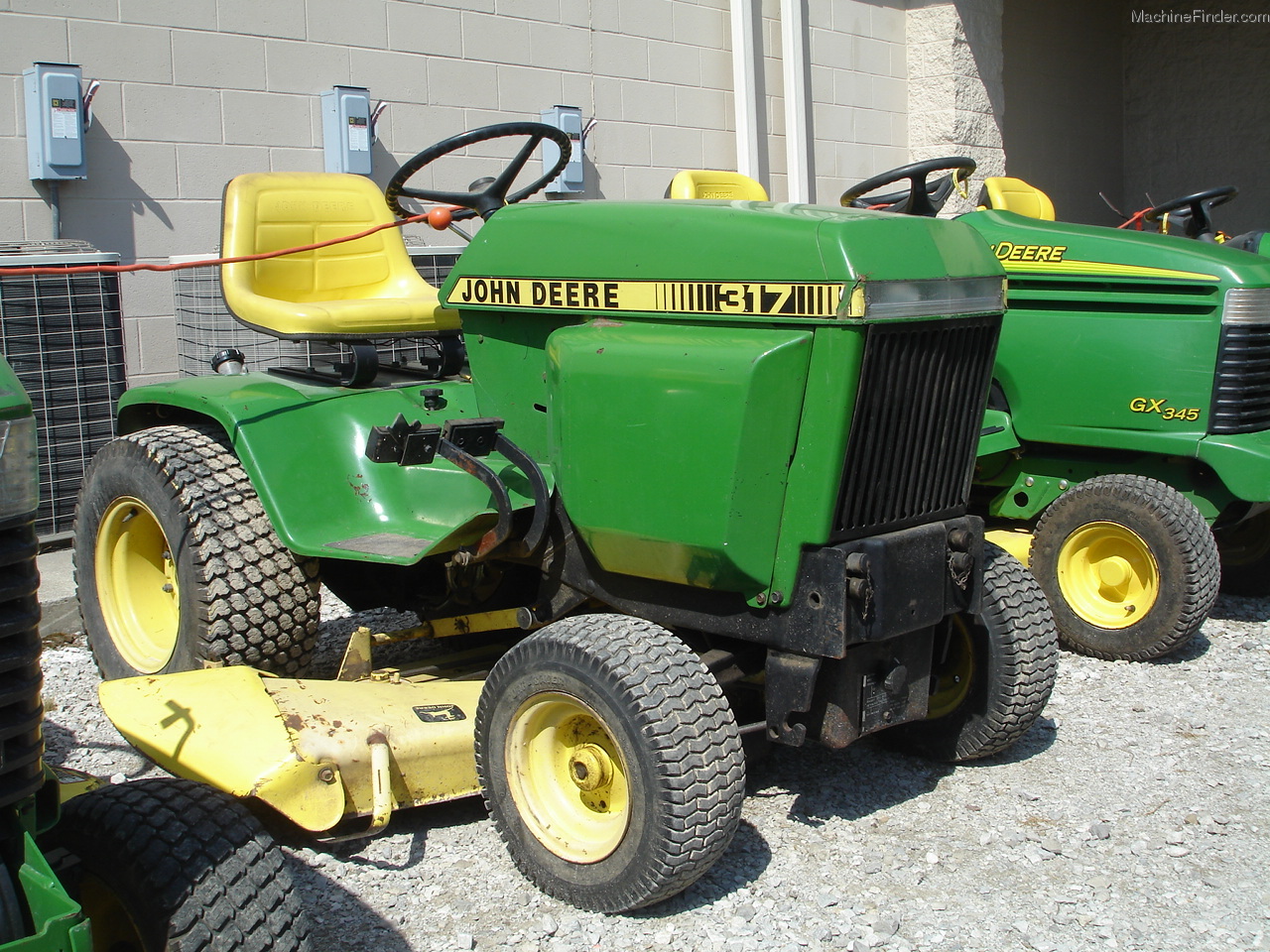 John Deere 317 Lawn Tractor at Garden Equipment