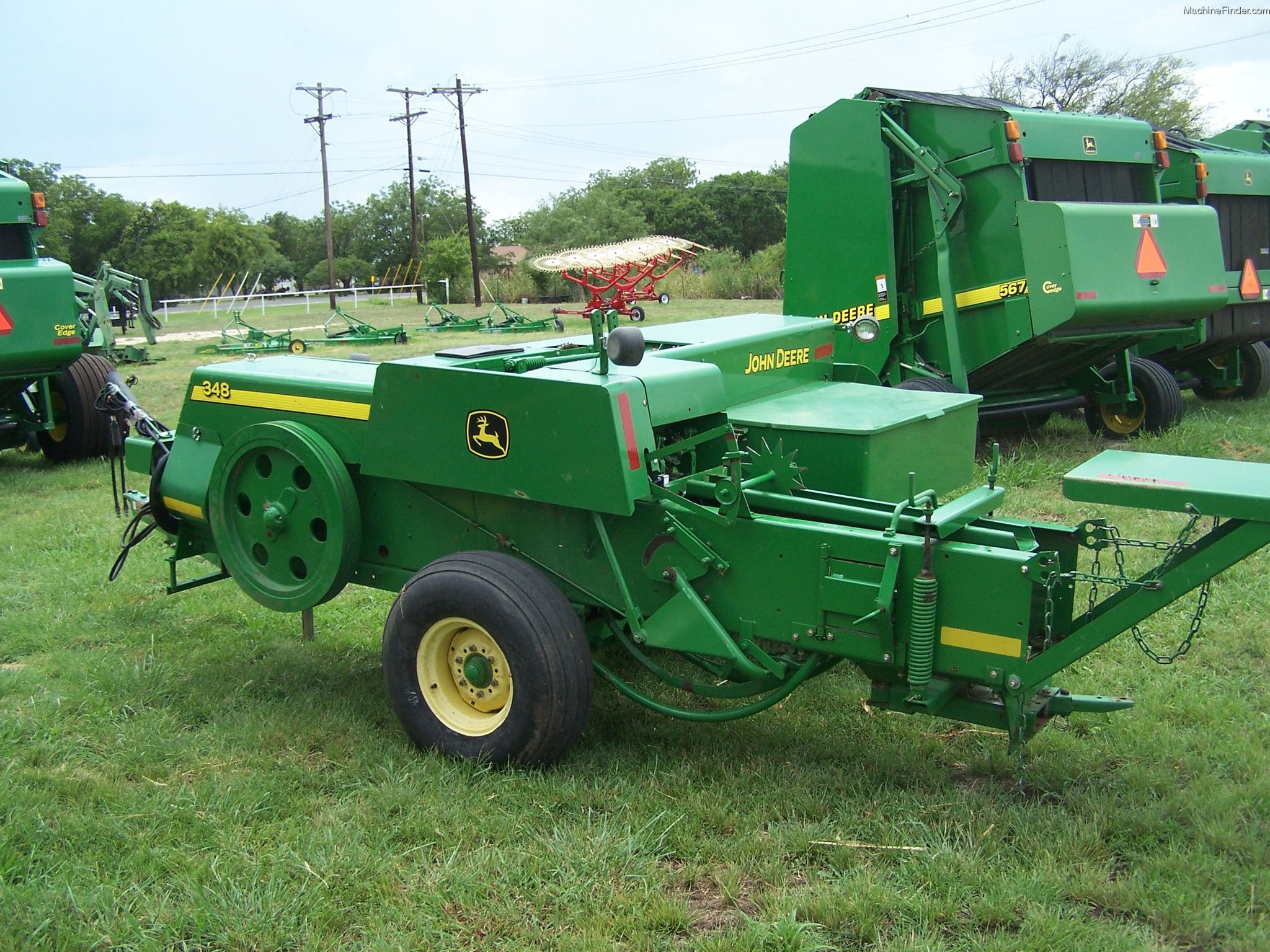 2010 John Deere 348 Hay Equipment Square Balers John Deere