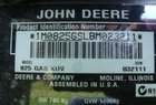2011 John Deere 825i