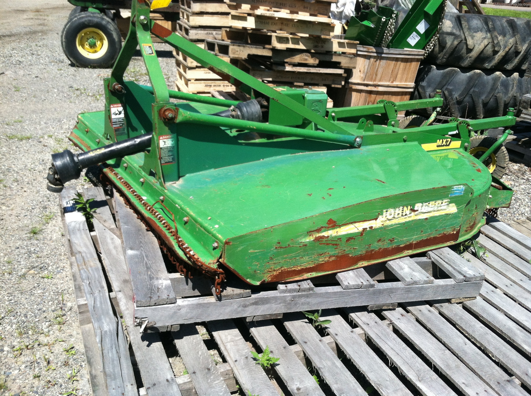 John Deere MX7 Rotary Cutters, Flail mowers, Shredders John Deere