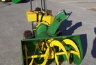 1986 John Deere Model 1032 Snowblower, 10hp electric start, and tire chains