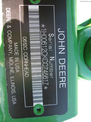 2012 John Deere 612C