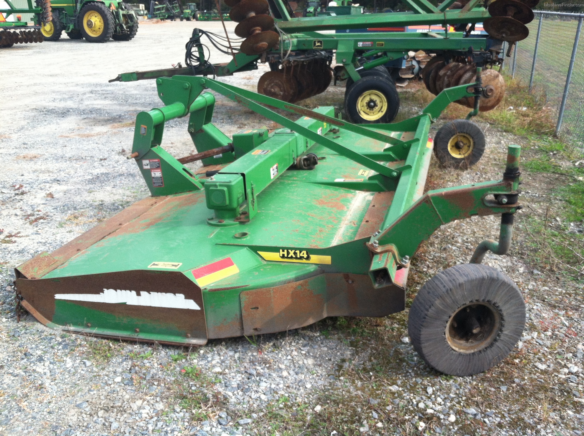 2000 John Deere HX14 Rotary Cutters, Flail mowers, Shredders John