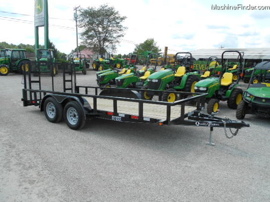 2012 Quality USED QUALITY TRAILER 16FT. LANDSCAPE TRAILER WITH A 2ft DOVE TAIL AND REAR GATE
