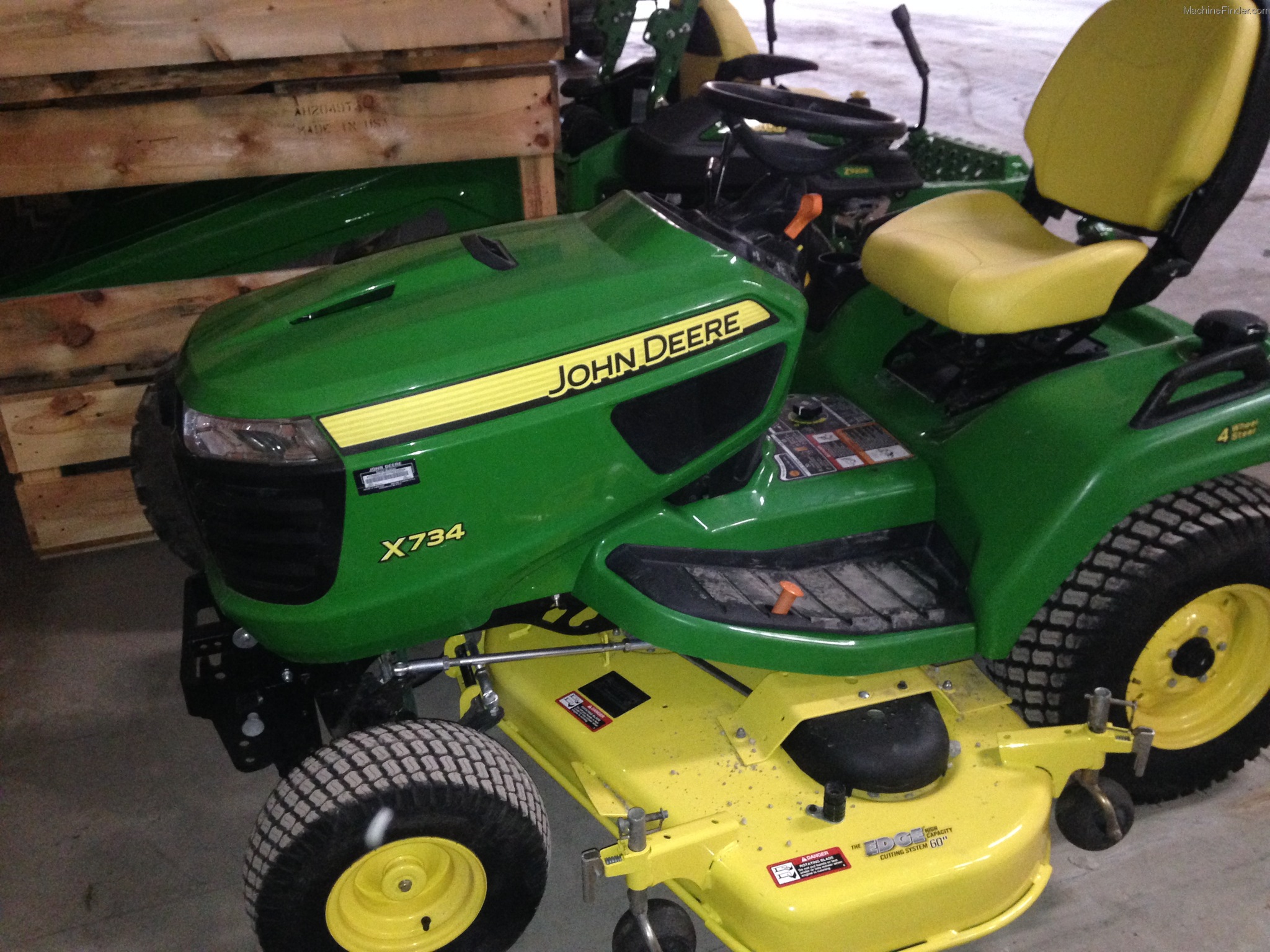 2014 John Deere X734 Lawn & Garden and Commercial Mowing John Deere