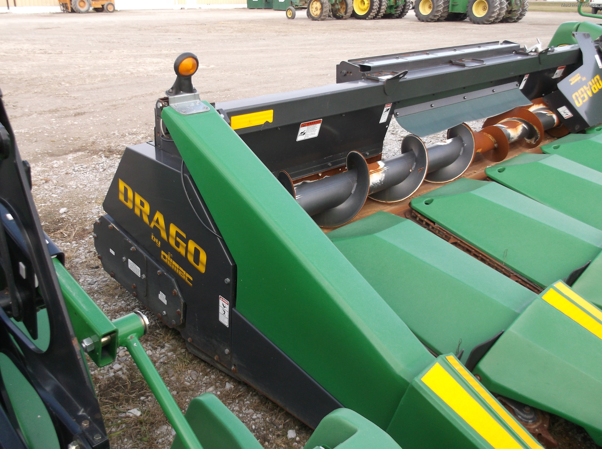 2010 Drago N6TR 6 Row Chopping Head Combine Corn & Row Crop Headers