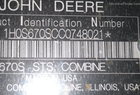 2012 John Deere S670