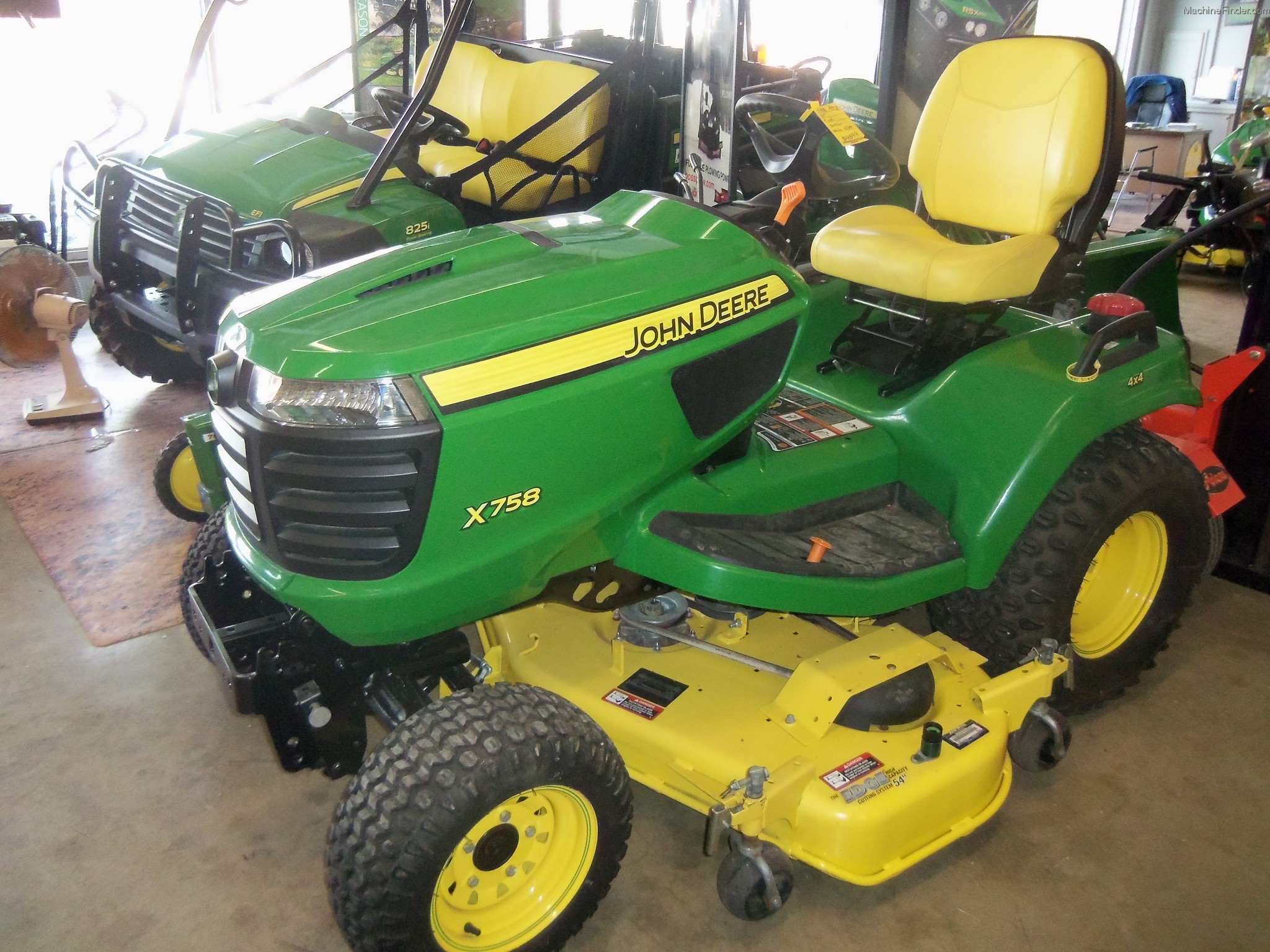 2013 John Deere X758 Lawn & Garden and Commercial Mowing John Deere