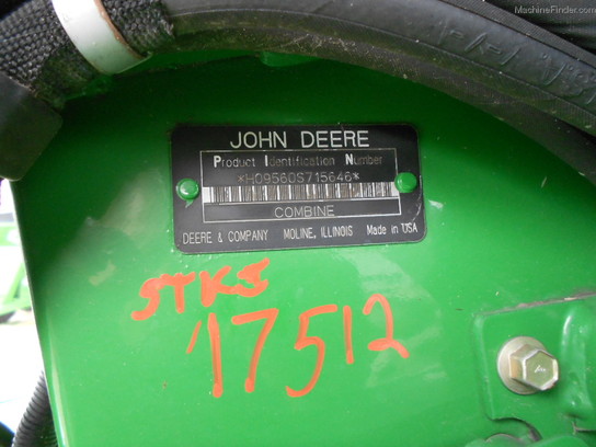  John Deere 9560