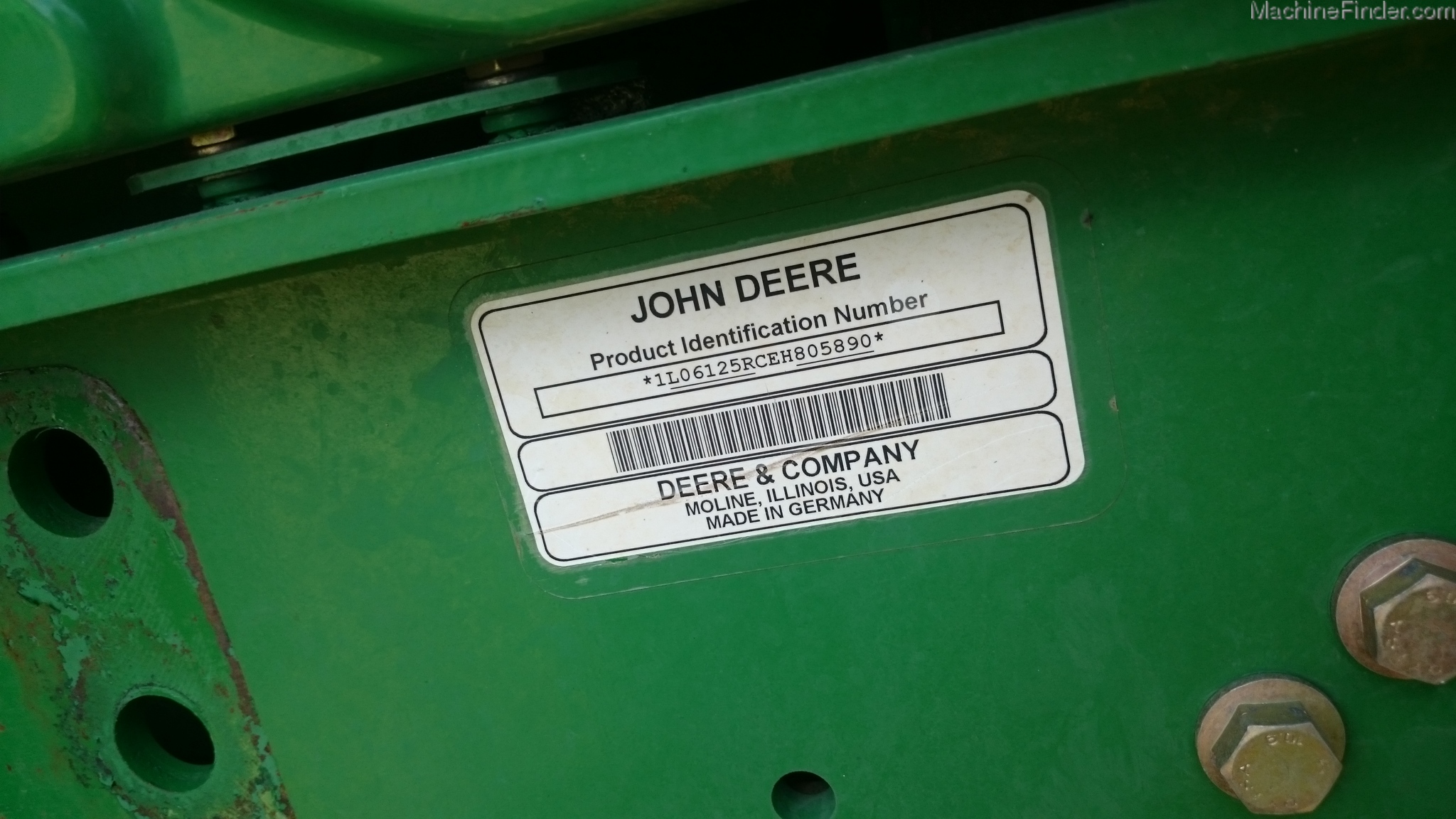 2014 John Deere 6125R Image 8