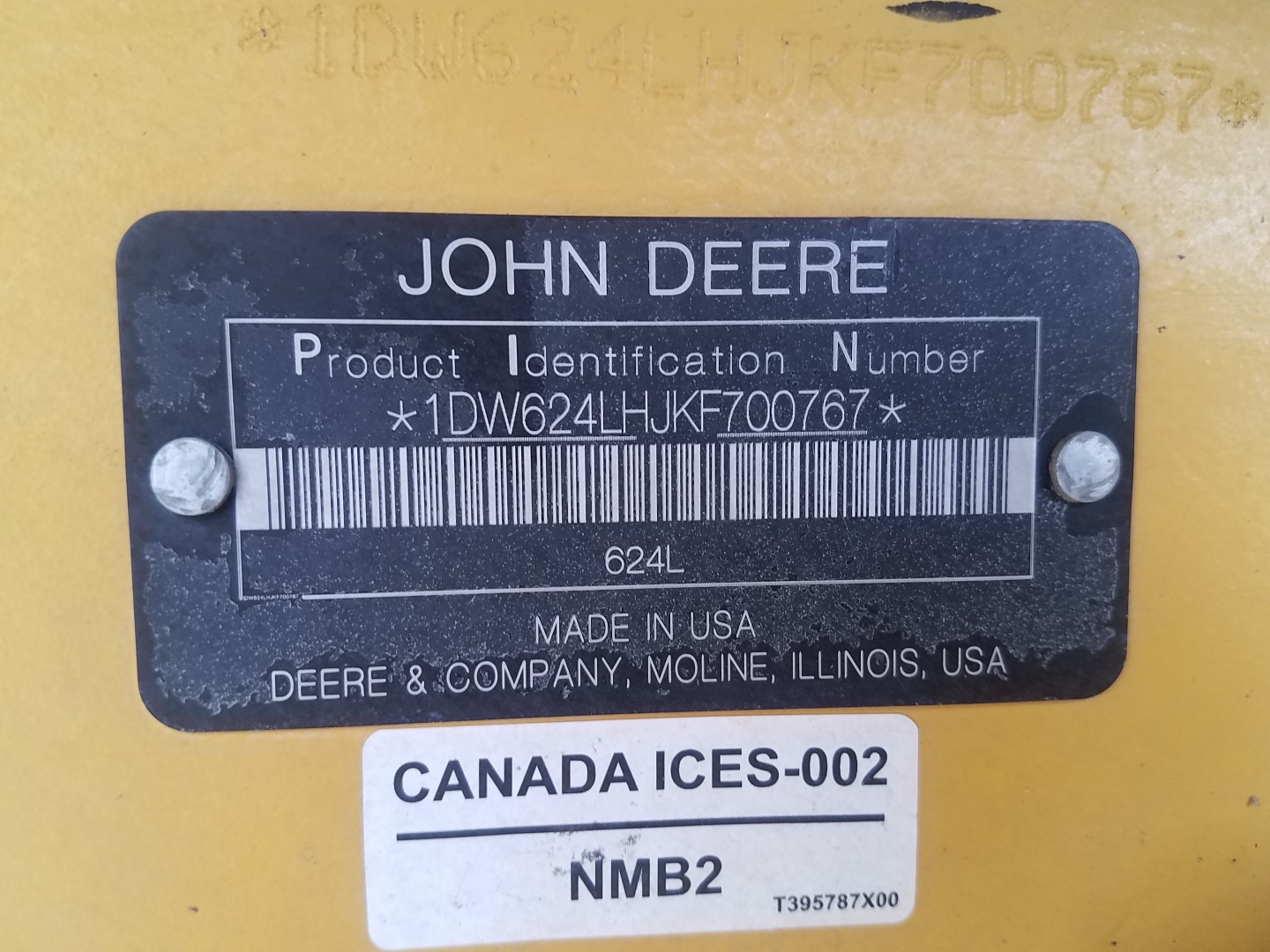 2019 John Deere 624L Image 12