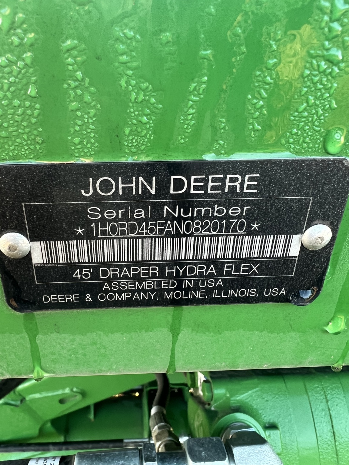 2022 John Deere RD45F Image 5