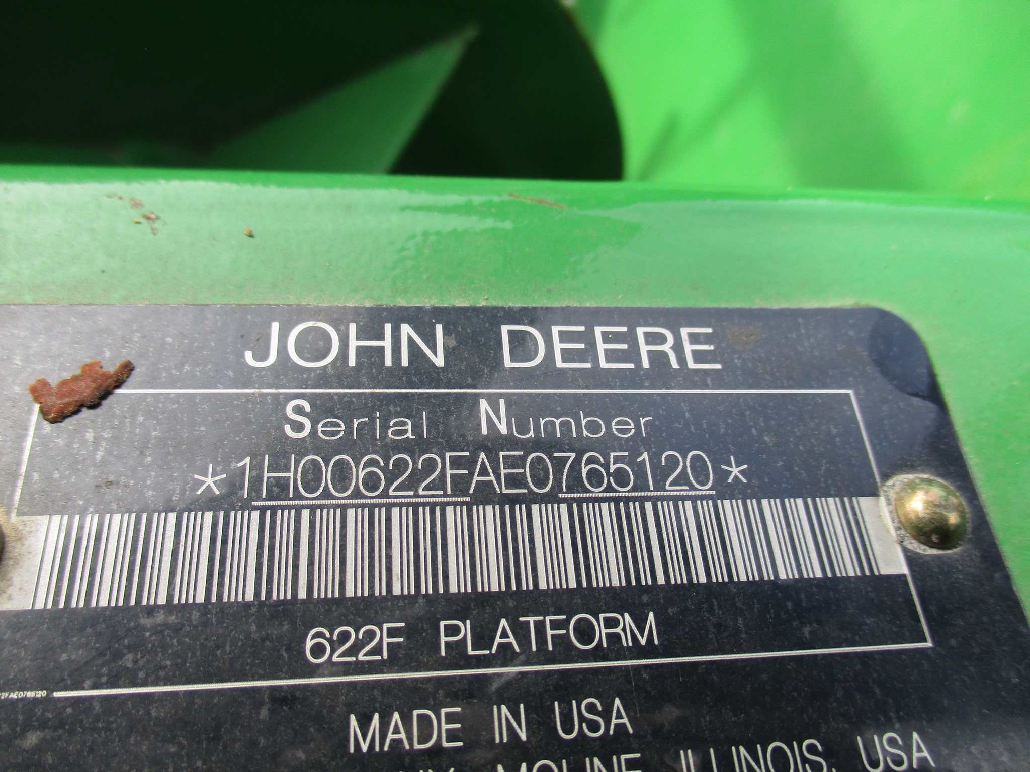 2014 John Deere 622F Image 2