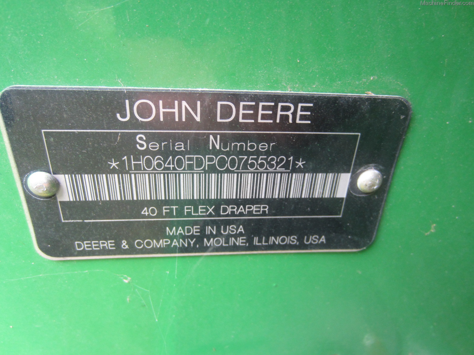 2013 John Deere 640FD Image 4