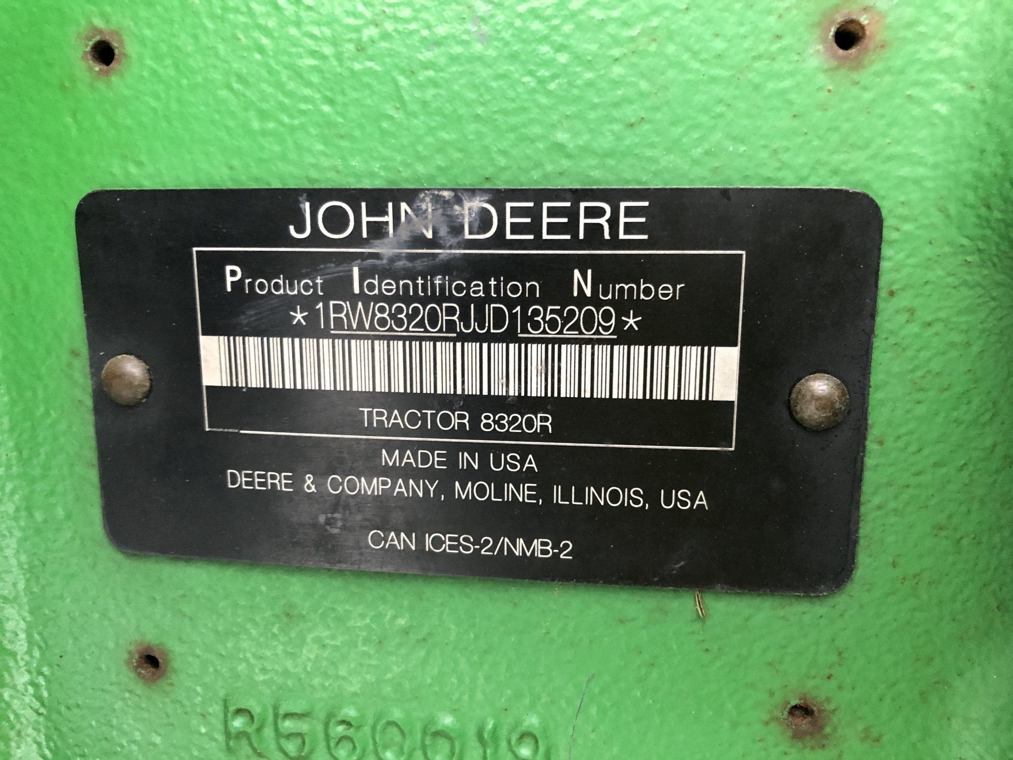 2018 John Deere 8320R Image 3