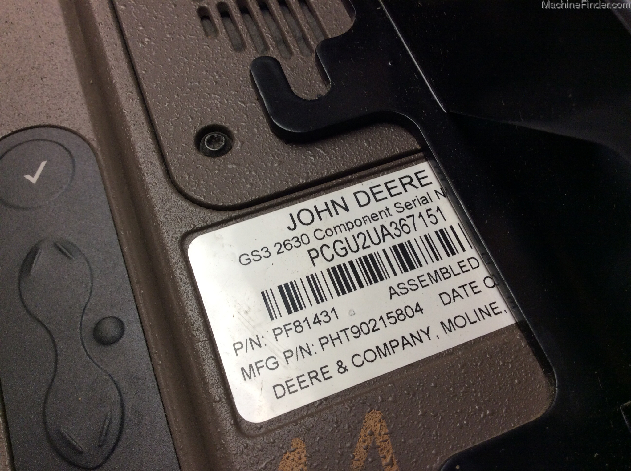 2012 John Deere 2630 Display w/ Autotrac, Itec pro & Section Control Activations Image 2