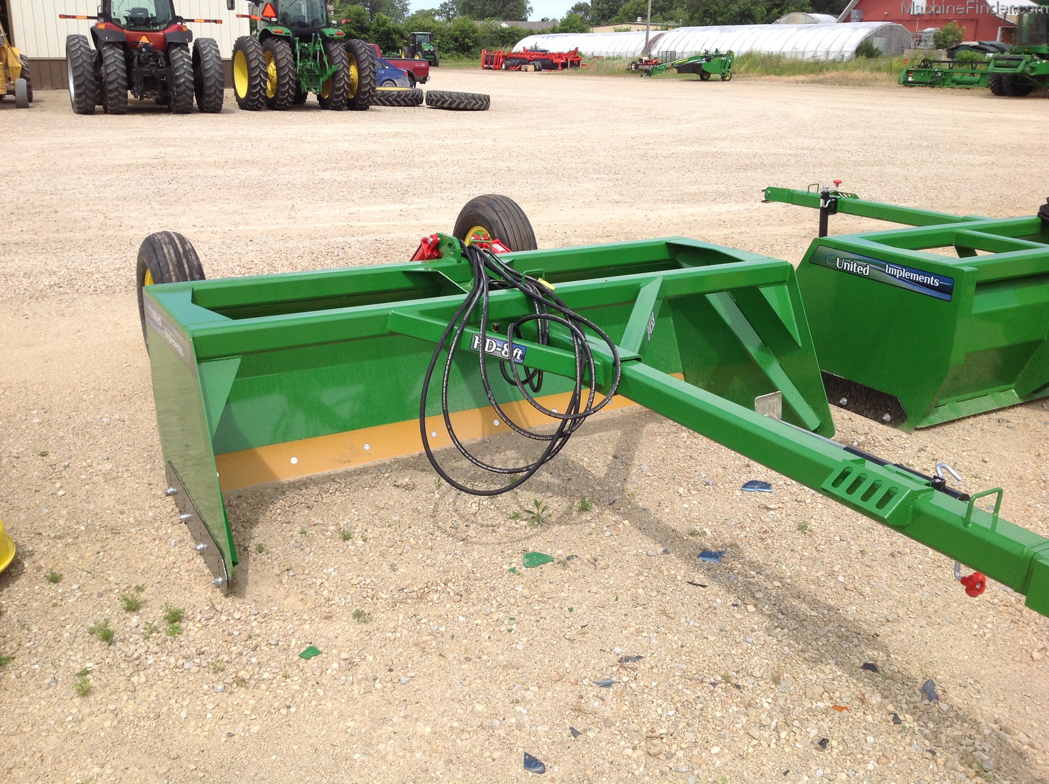 Equipment Details United 8' box blade