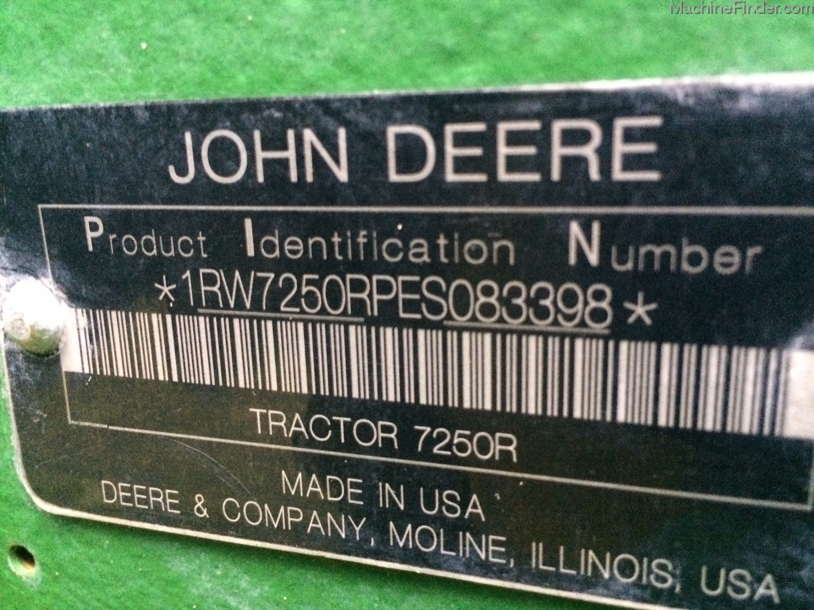 2014 John Deere 7250R Image 8