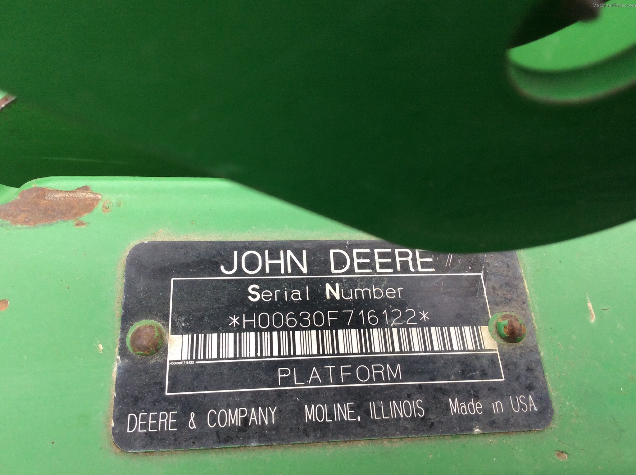 2006 John Deere 630F Image 2