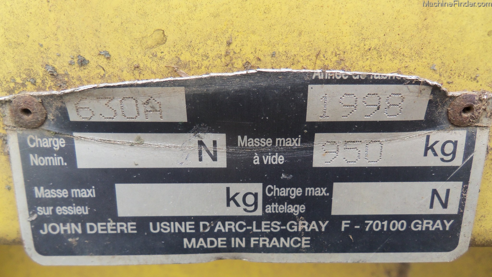 1998 John Deere 630A Image 7