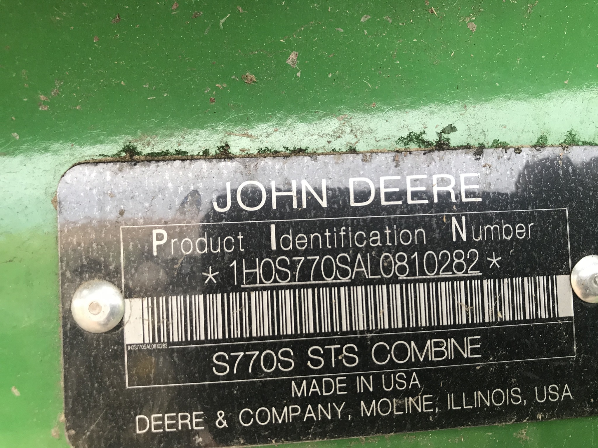 2020 John Deere S770 Image 11