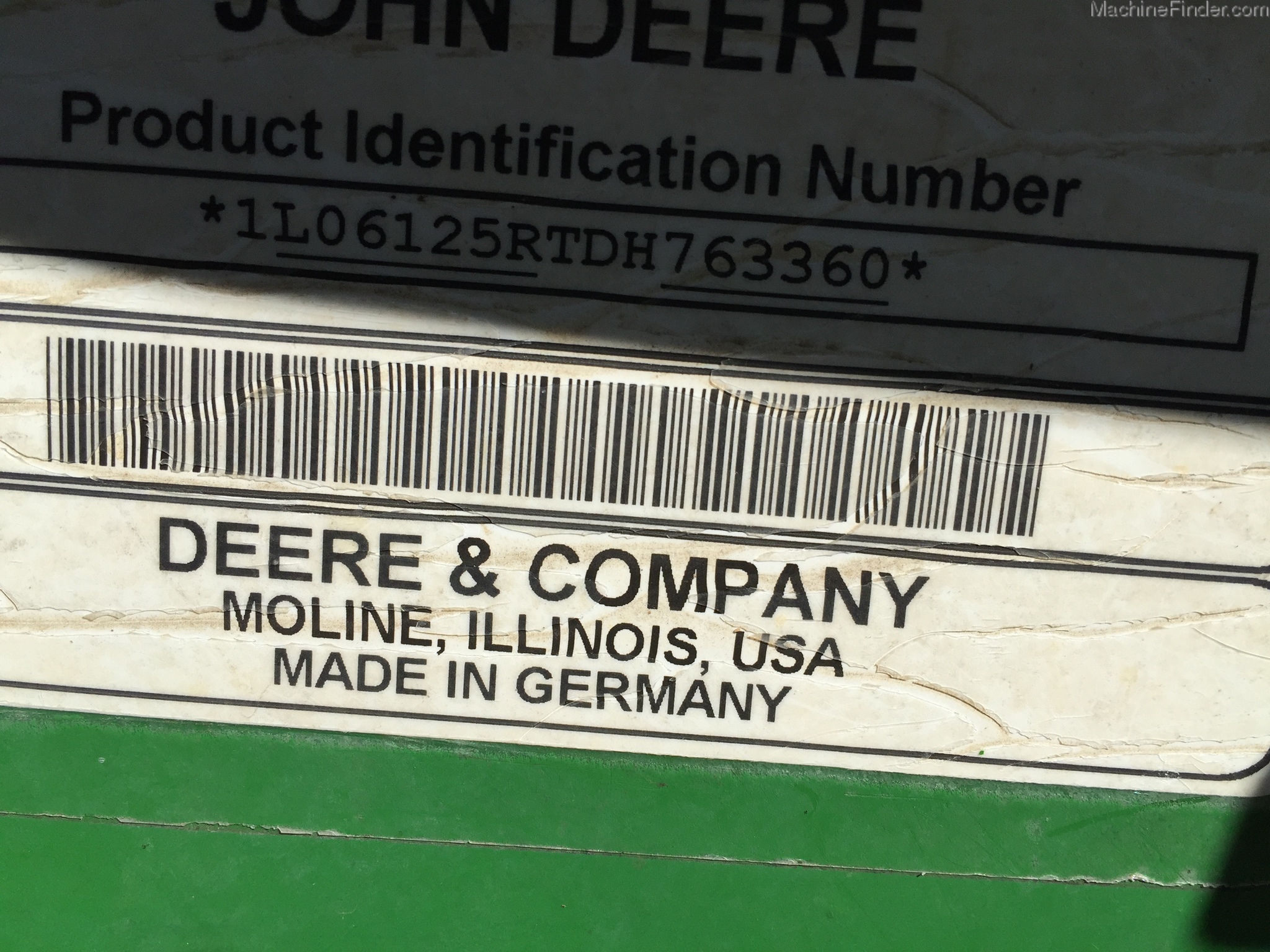 2013 John Deere 6125R Image 7