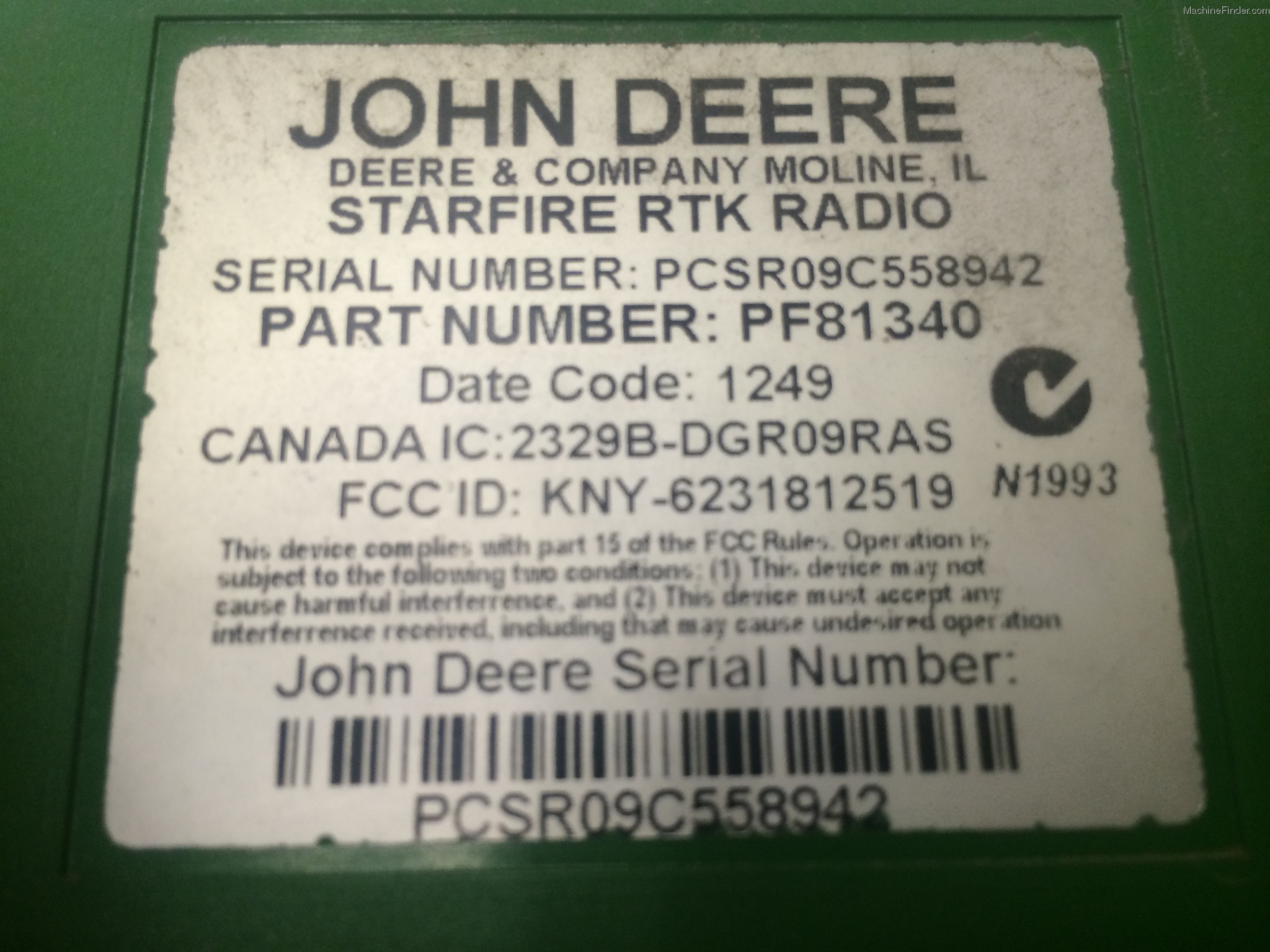 2013 John Deere RTKSYSTM Image 3