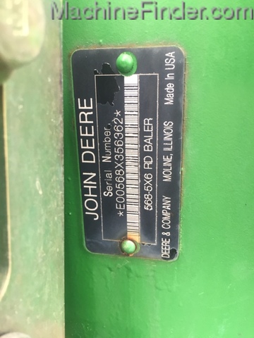 2009 John Deere 568 Image 4