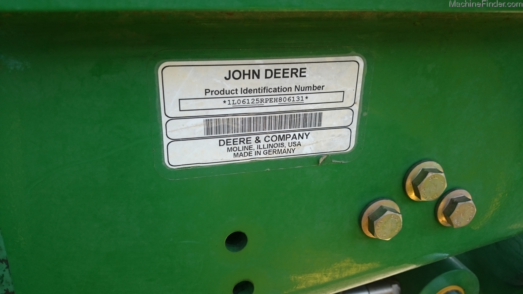 2014 John Deere 6125R Image 7