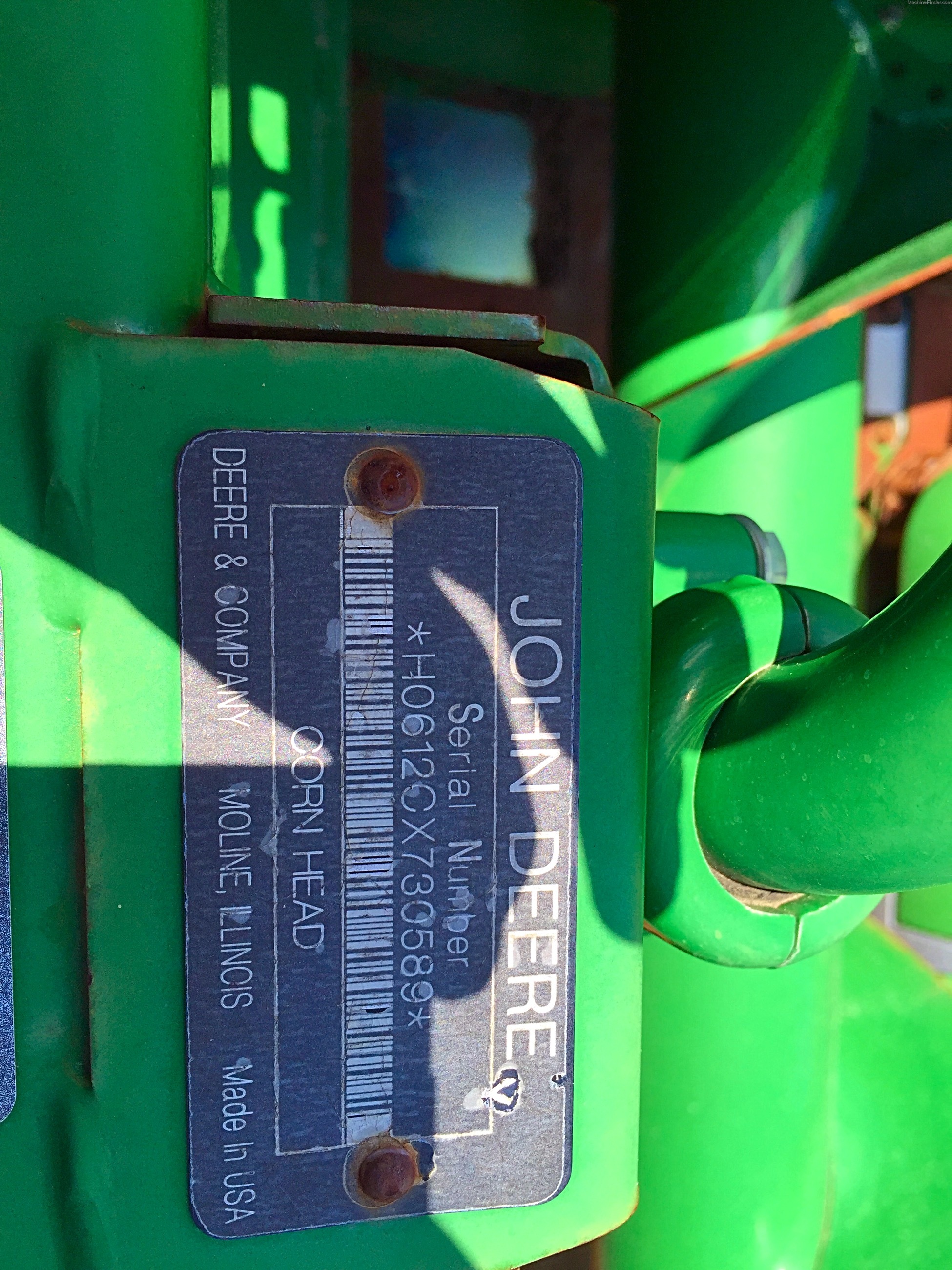 2009 John Deere 612C Image 9