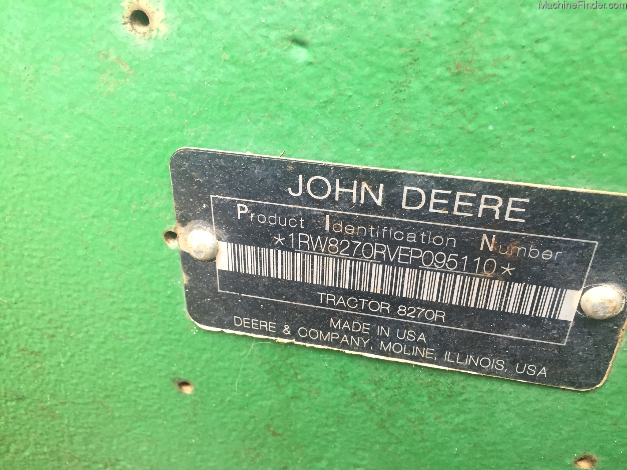 2014 John Deere 8270R Image 2