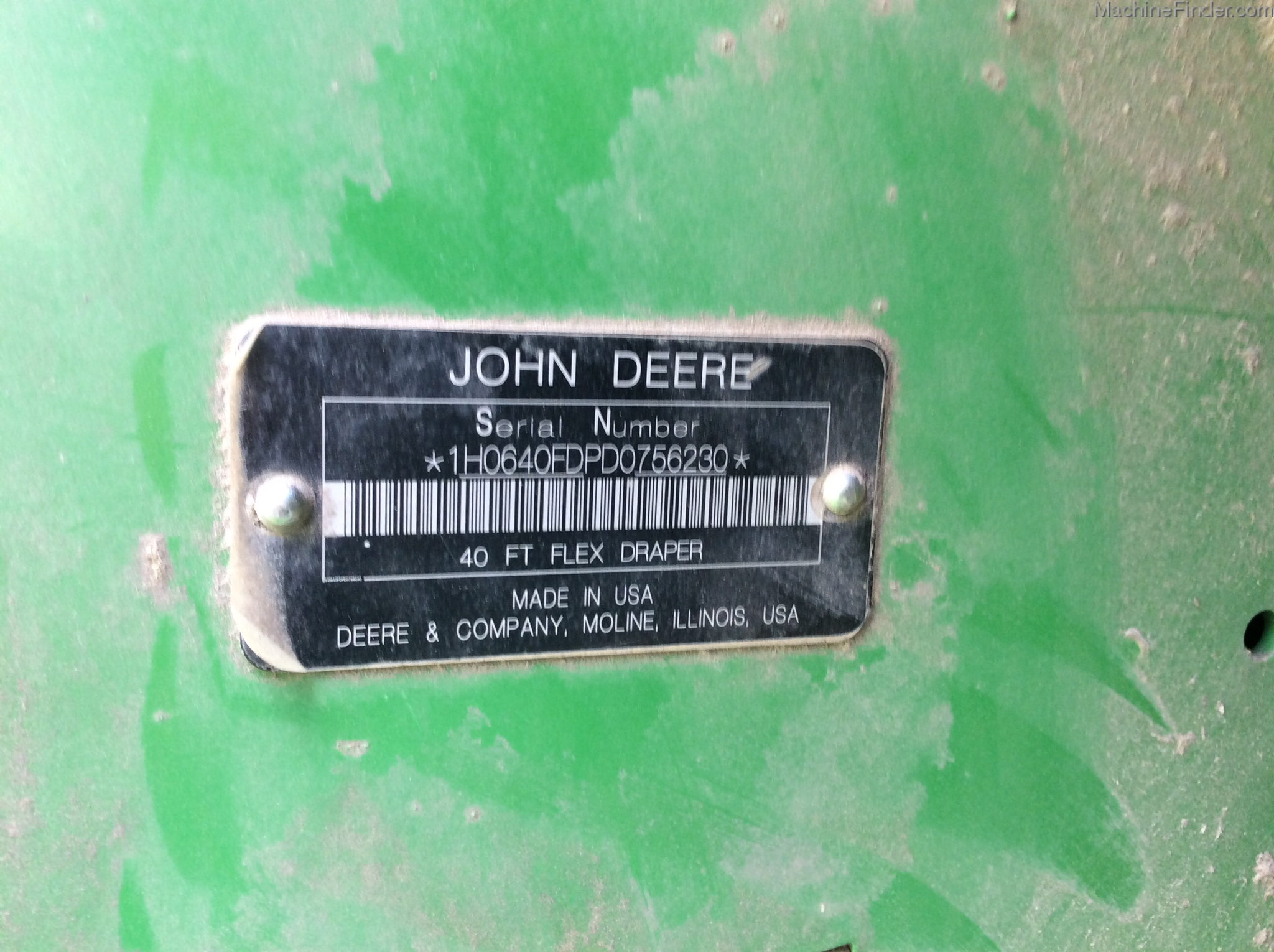 2013 John Deere 640FD Image 11